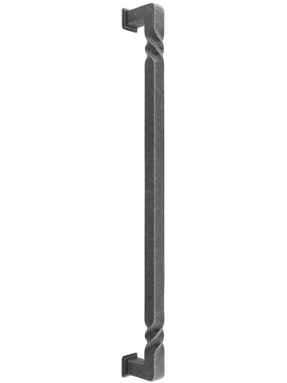 Tahoe Rustic Appliance Pull - 12 inch Center-to-Center in Distressed Antique Silver.
